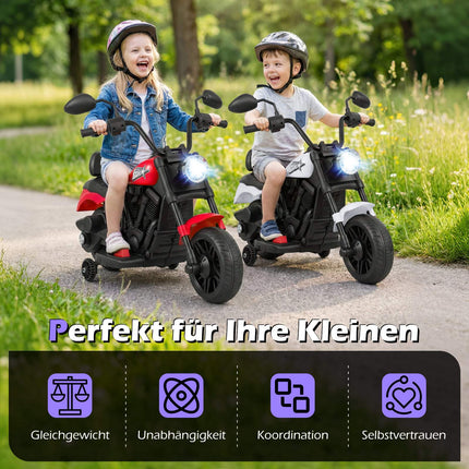Bērnu elektriskais motocikls ar mūziku un gaismām