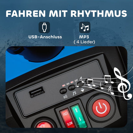 Bērnu elektriskais kvadracikls, 24 V, 4 riteņi, USB, MP3, 6,5 km/h