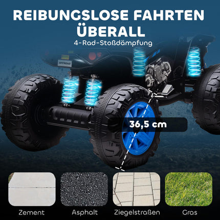 Bērnu elektriskais kvadracikls, 24 V, 4 riteņi, USB, MP3, 6,5 km/h