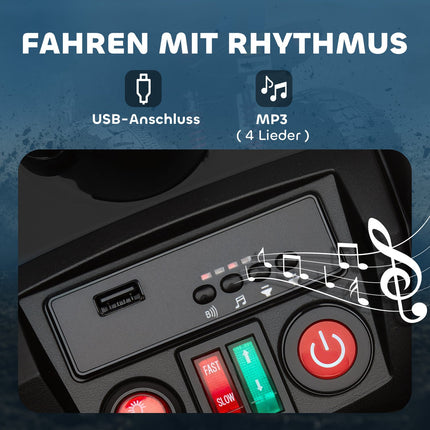 Bērnu elektriskais kvadracikls, 24 V, 4 riteņi, USB, MP3, 6,5 km/h