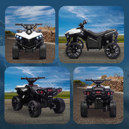 Bērnu elektriskais kvadracikls - 6 V motors, mūzika, priekšējie lukturi, vecums 3-6 gadi