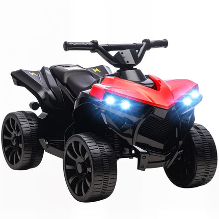 Bērnu elektriskais kvadracikls 6V ar uz priekšu/atpakaļgaitā kustību, mūziku un LED