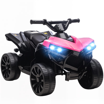 Bērnu elektriskais kvadracikls, 6 V motors, rozā, vecums 3-6 gadi