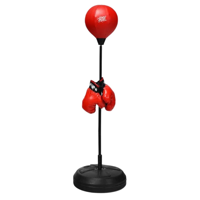 Kids Reflex Punching Bag Set, 122–154 cm, Stand, Gloves