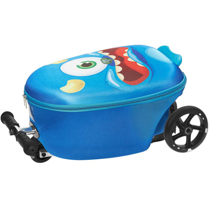 Kids Ride-On Scooter Suitcase, 20-Inch, 20L, Blue