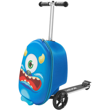 Kids Ride-On Scooter Suitcase, 20-Inch, 20L, Blue