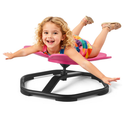 Kids Sensory Swivel Chair, Flower Shape, 220 lb Capacity