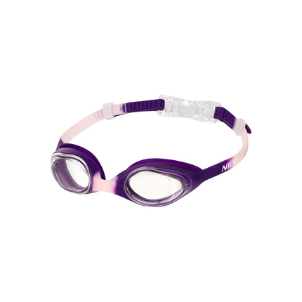 Bērnu peldēšanas brilles, violetas/rozā, ar pretmiglošanas lēcām