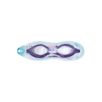 Bērnu peldēšanas brilles, violetas/rozā, ar pretmiglošanas lēcām