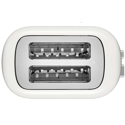 KitchenAid pilnībā metāla 2 šķēļu tosteris ar 7 iestatījumiem, porcelāns