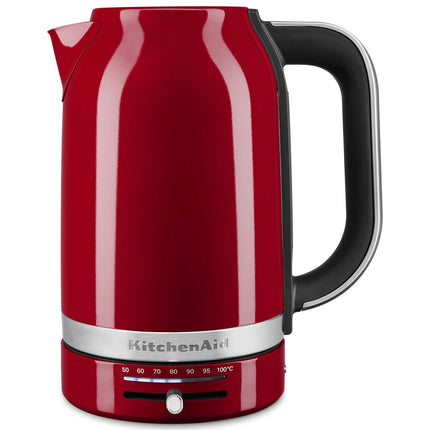KitchenAid tējkanna 1,7 l ar temperatūras kontroli 50–100 °C, Empire Red