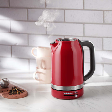 KitchenAid tējkanna 1,7 l ar temperatūras kontroli 50–100 °C, Empire Red