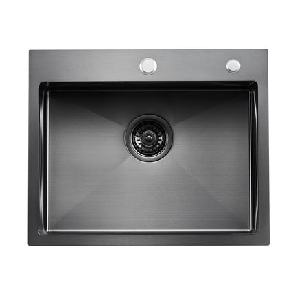 Kitchen Sink Workstation 68cm, 304 SS, Black