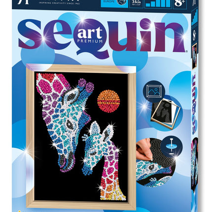 Kitfix DIY komplekts ar fliteriem, zils, augstākās kvalitātes, žirafe un teļš