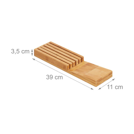 Knife rack in bamboo