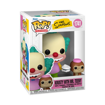 Krusty Funko Pop! vinila figūriņa ar Misteru Teeny, kolekcionējama rotaļlieta