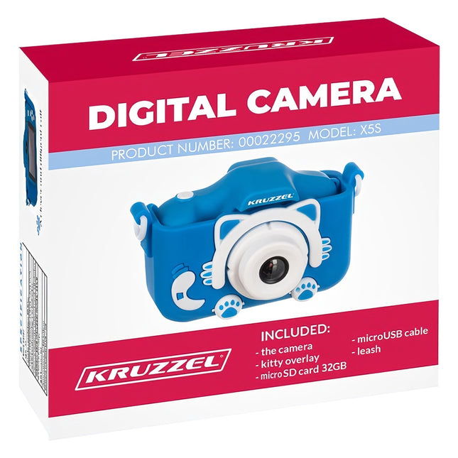 Kruzzel AC22295 zila digitālā kamera