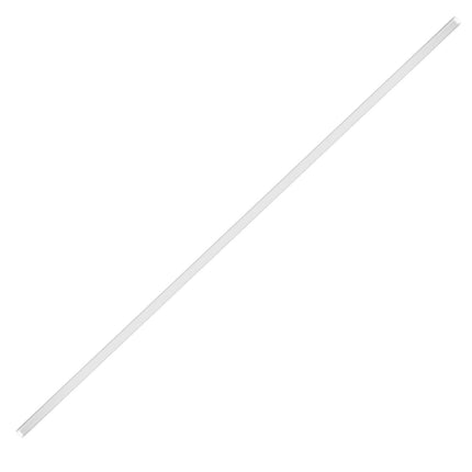 LED Aluminum Channel, U-Shape 6.6ft, Milky Cover, 20-Pack