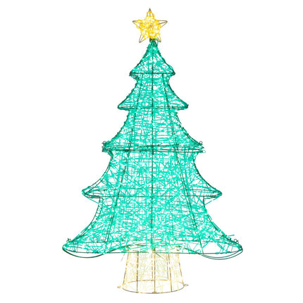 Mākslīgā LED Ziemassvētku eglīte 123 cm, 520 gaismiņas, zvaigzne