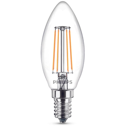 LED E14 Crown B35 2.3W (40W) Clear 485lm 2700K Energy class A