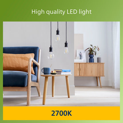 LED E27 G95 Globe 4W (60W) Clear 840lm 2700K Energy class A