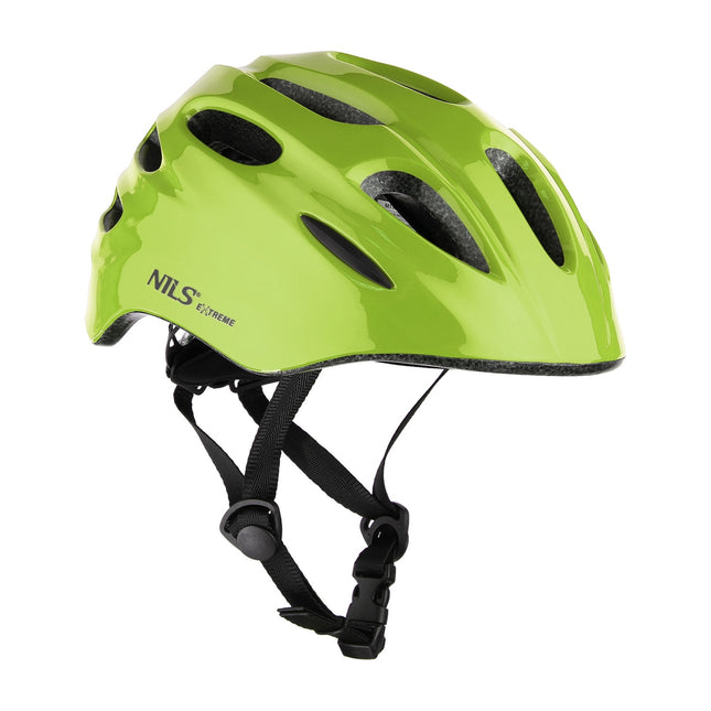 LED zaļa ķivere, XXS (48-54 cm), Nils Extreme