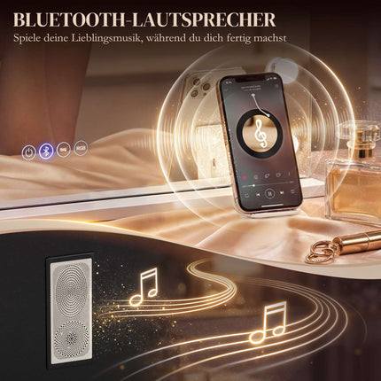 LED grima spogulis ar Bluetooth, RGB, 10x palielinājumu