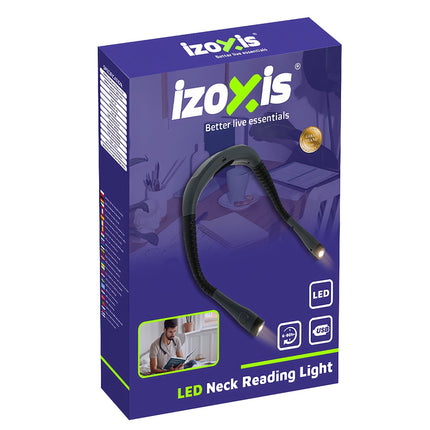 LED kakla lasāmlampa - regulējama, uzlādējama