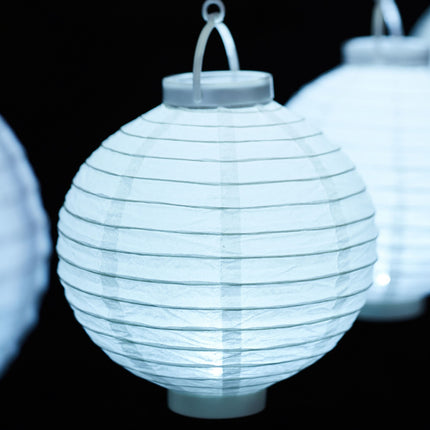 LED laternas baltas 10 gab.