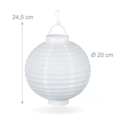 LED laternas baltas 10 gab.