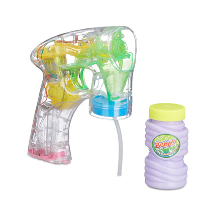 LED ziepju burbuļu pistole