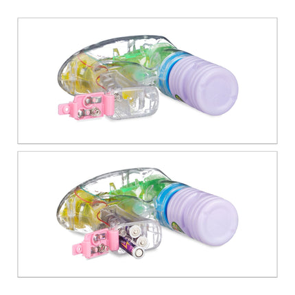 LED ziepju burbuļu pistole
