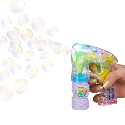 LED ziepju burbuļu pistole