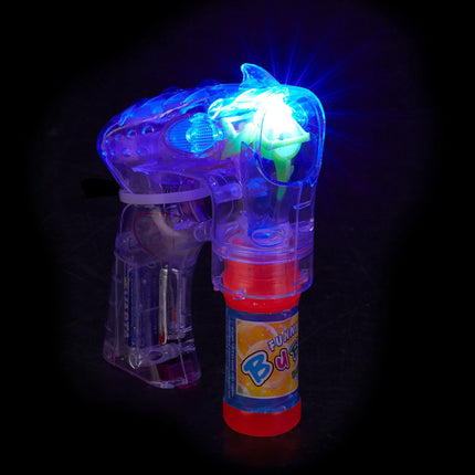 LED ziepju burbuļu pistole