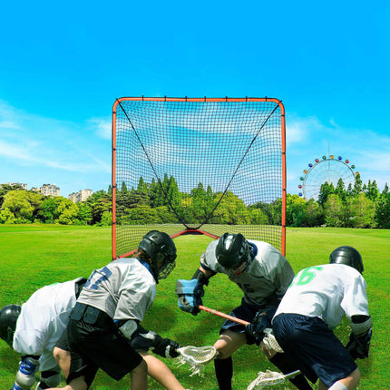 Lacrosse Goal 6x6 Ft, Foldable Steel Frame Training Net