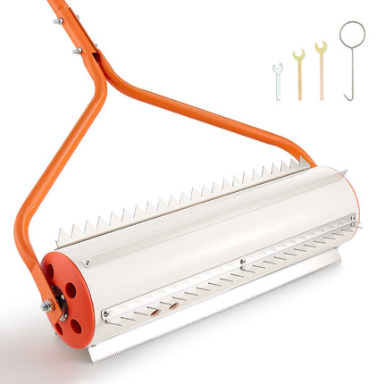 Lake Weed Roller, 18 Ft Handle, 6 Serrated Steel Teeth