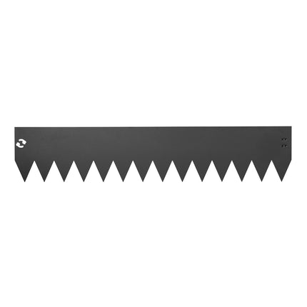 Landscape Edging, Galvanized Steel, 6-Pack, Black, 40 x 8 in