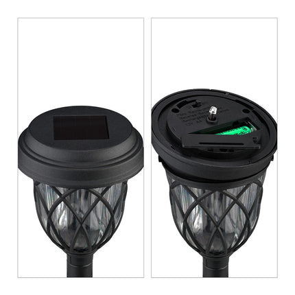 Laterna ar saules bateriju lampu