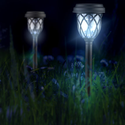 Laterna ar saules bateriju lampu