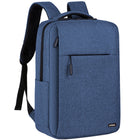 Laptop Backpack 15.6" – Blue, Water-Resistant, Polyester
