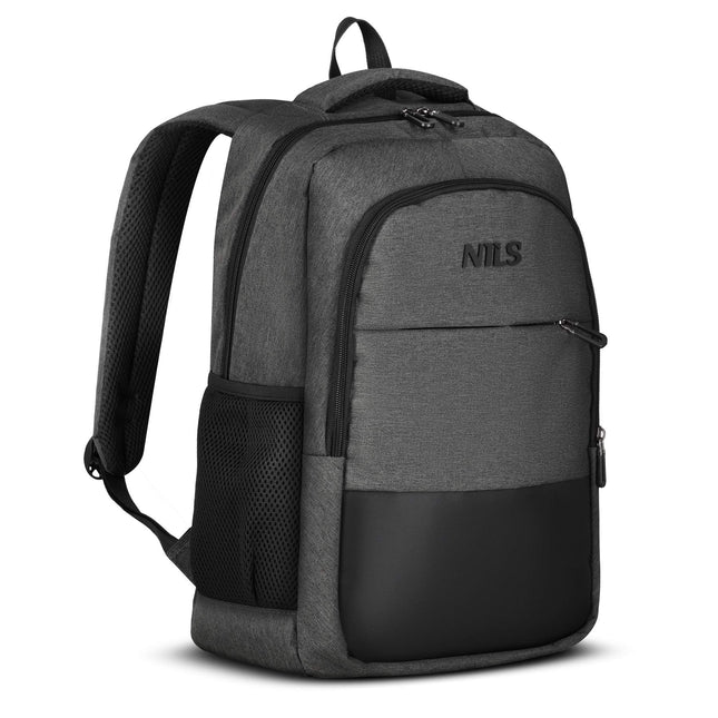Klēpjdatora mugursoma, USB-C uzlādes ports, 18 l, pelēka
