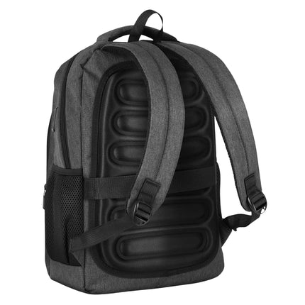 Klēpjdatora mugursoma, USB-C uzlādes ports, 18 l, pelēka