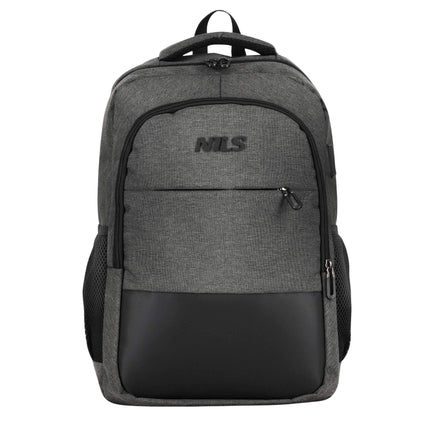 Klēpjdatora mugursoma, USB-C uzlādes ports, 18 l, pelēka