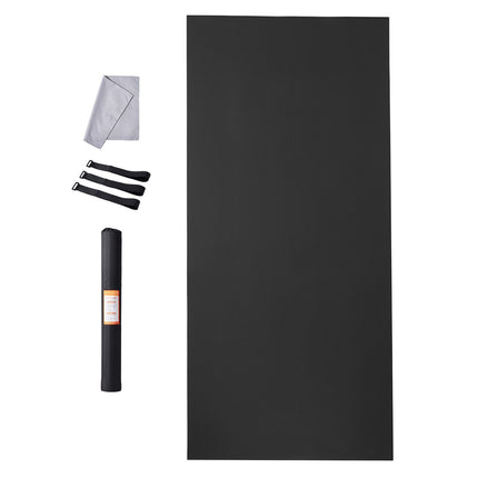 Large Exercise Mat 12x6 Ft, Non-Slip PVC, 7 mm