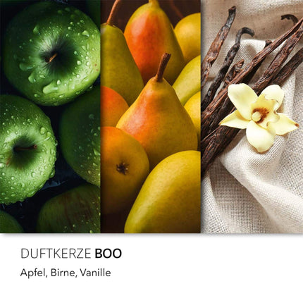 Aromātiskā svece lielā stikla burkā - salds aromāts
