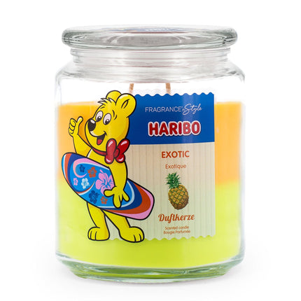 Liela aromātiskā svece, stikla burciņa, divkāršs aromāts