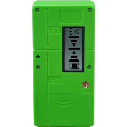 Laser Receiver Detector, 197 ft Range, Dual LCD, Clamp