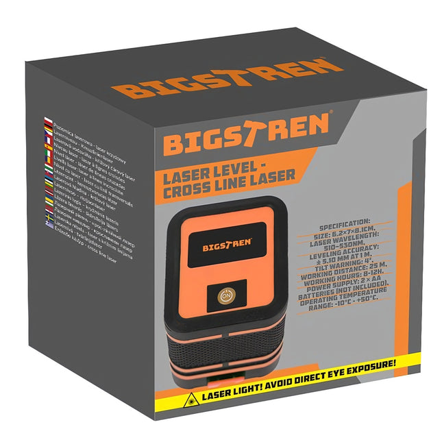 Lāzera līmeņrādis - Bigstreena 24293 krustveida lāzers