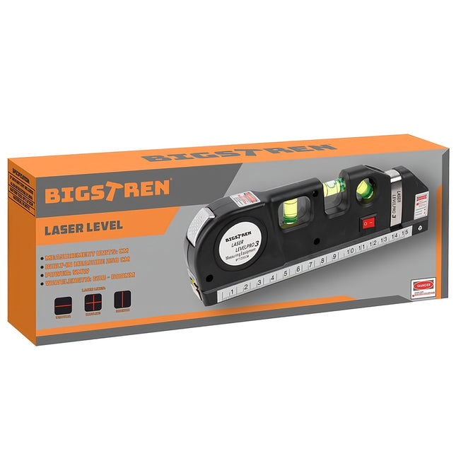 Lāzera līmeņrādis ar mērierīci 250 cm Bigstren 21747