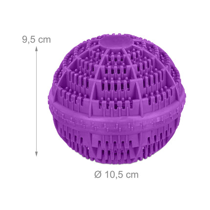 Veļas bumbiņas, violetas, 4 gab. komplekts - videi draudzīgas, 1000 mazgāšanas reizes